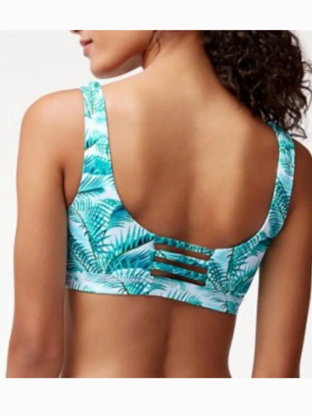 Tommy Bahama Island Active Amongst Fronds Scoop Bikini Bra size Small - Picture 2 of 5